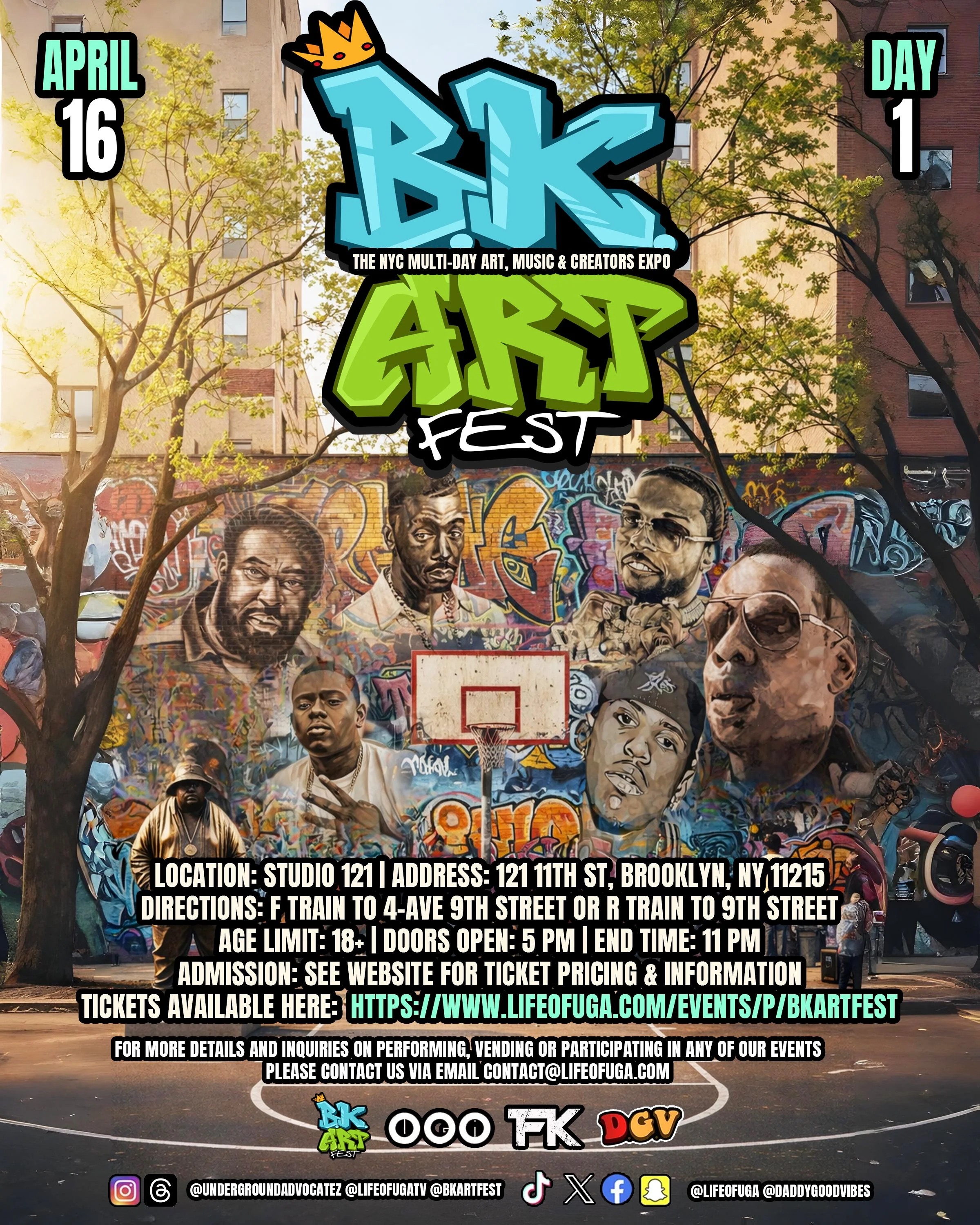 B.K. Art Fest: The NYC Multi Day Arts, Music & Creators Expo